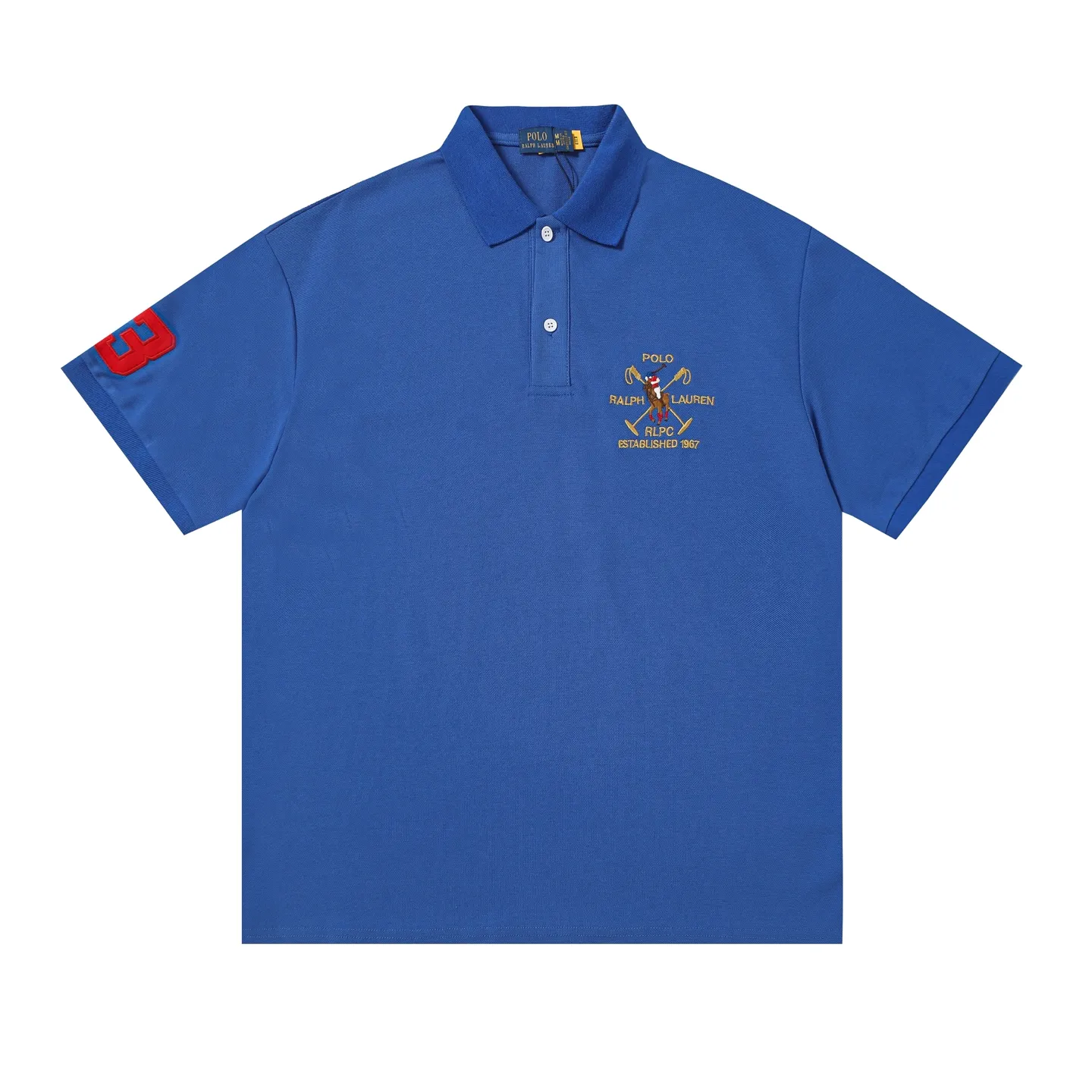P156 Style number: A015 [Ralph Lauren classic letter logo embroidered Polo shirt] ✅250 grams of fine cotton pique fabric, custom-woven and dyed threads ✅Original stickers Scan the QR code to enter the official website ✅Large version, loose and stylish, can wear up to 210 pounds Color: black, white, navy, blue, sky blue, dark gray, floral gray Size: S-XL